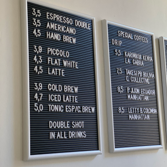 Bild der Dankstelle coffee nerd