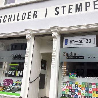 Bild oder Logo der Dankstelle Zeidler Werbestudio, Schilder und Stempel